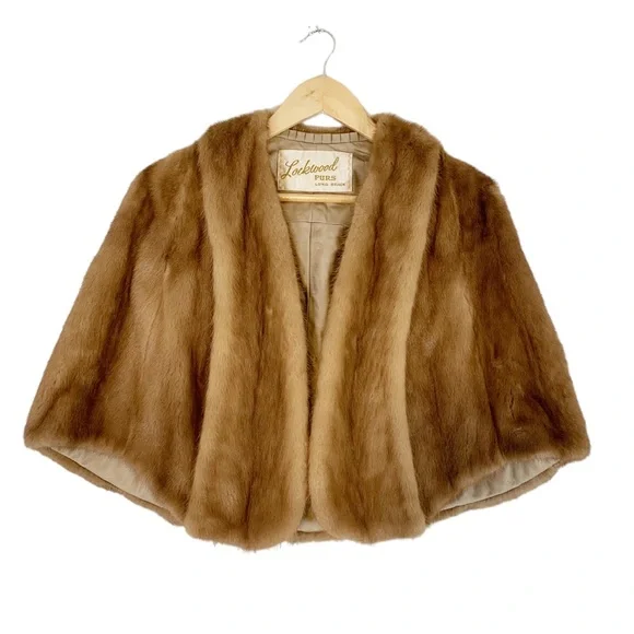 Lockwood Furs Vintage 1950s Mink Stole - Picture 1 of 7